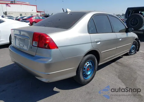 2004 Honda Civic Lx из США, поврежденный, VIN JHMES16574S000918